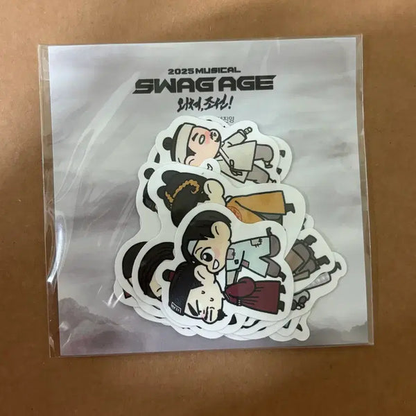 [BUNJANG] Musical Swag Age Joseon Removable Sticker Pack / 뮤지컬 스웨그 에이지 조선 리무버블 스티커팩
