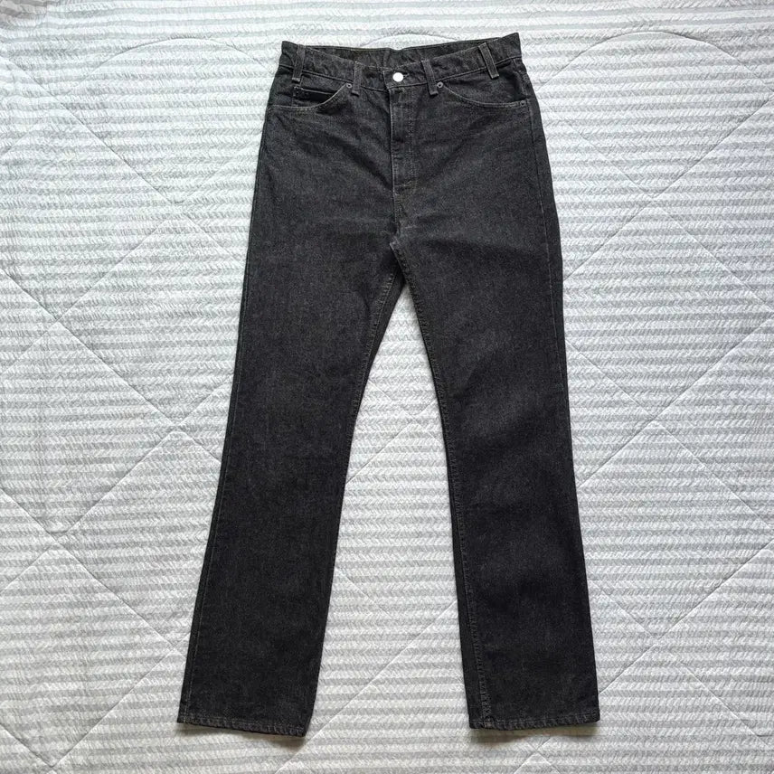 [BUNJANG] 1993 Levi's 517 Black Selvedge Denim Jeans / 90s 빈티지 리바이스 517 블랙 허리41cm