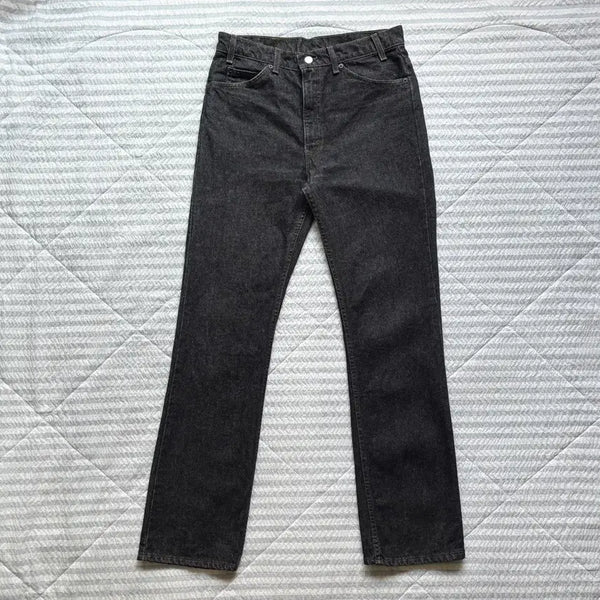 [BUNJANG] 1993 Levi's 517 Black Selvedge Denim Jeans / 90s 빈티지 리바이스 517 블랙 허리41cm
