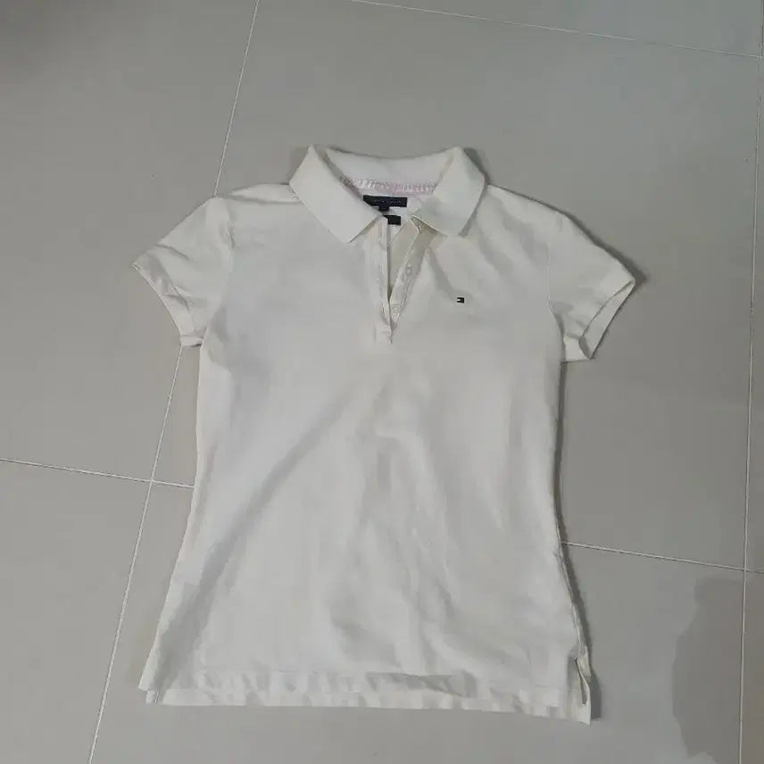 [BUNJANG] Tommy Hilfiger Women's Short Sleeve Polo Shirt / 타미힐피거 여성 반팔 카라티