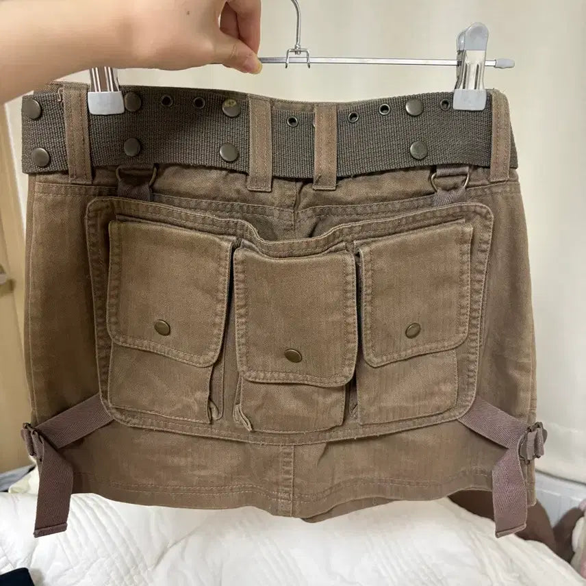 [BUNJANG] Cecil McBee Vintage Cargo Skirt Y2K Hime Gyaru Style / Cecil mcbee 세실맥비 빈티지 카고스커트(y2k 히메갸루로걀지뢰