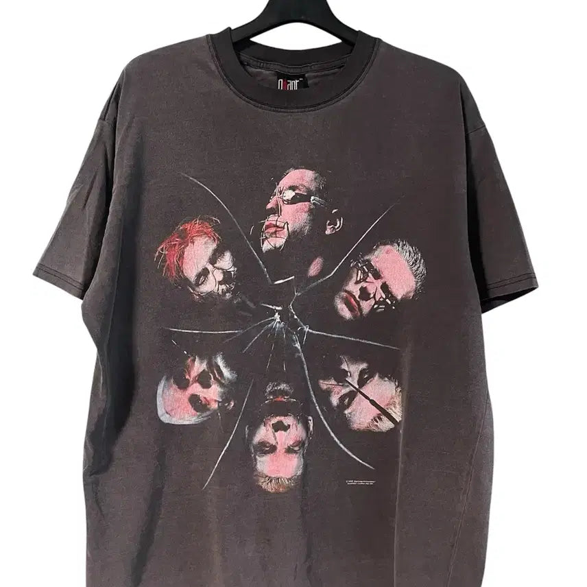 [BUNJANG] Rammstein Printing Vintage T-Shirt Charcoal / [XL] 람슈타인 프린팅 빈티지 티셔츠 차콜