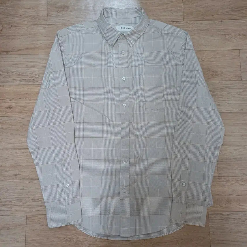 [BUNJANG] Giordano Check Pattern Shirt / 지오다노 셔츠