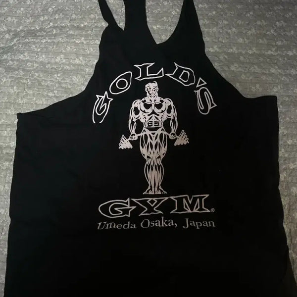 [BUNJANG] Gold Gym Black Sleeveless Top L / 골드짐 나시 블랙 l 팝니다