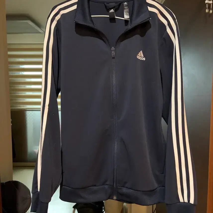 [BUNJANG] Adidas Track Top Jersey Navy L / 아디다스 져지 트랙탑 네이비