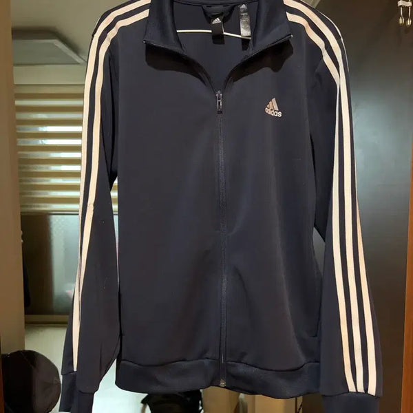 [BUNJANG] Adidas Track Top Jersey Navy L / 아디다스 져지 트랙탑 네이비