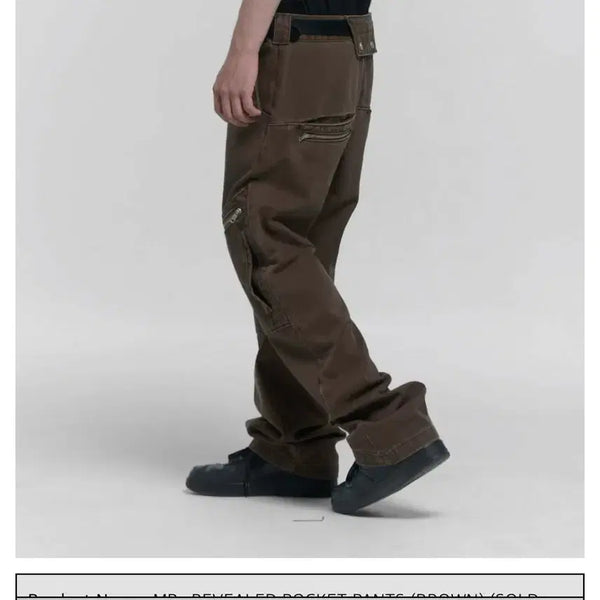 [BUNJANG] Plastic Product Denim Pants M Brown / 플라스틱 프로덕트