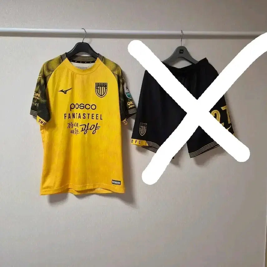 [BUNJANG] Jeonnam Dragons FC Player Issued Authentic Football Jersey Top (Size L) / K리그 전남드래곤즈 프로 축구팀 선수지급용 유니폼 상의 L사이즈