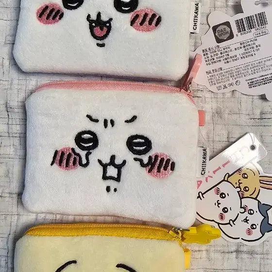 [BUNJANG] Chiikawa Pouch Set (3 Types) / 치이카와 파우치 3종