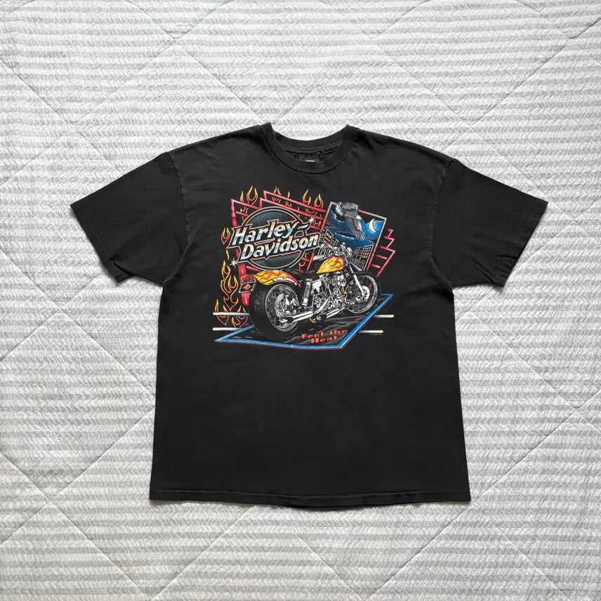 [BUNJANG] 1995 Harley-Davidson Flame T-Shirt Vintage XL / 90s 빈티지 할리데이비슨 플레임 티셔츠