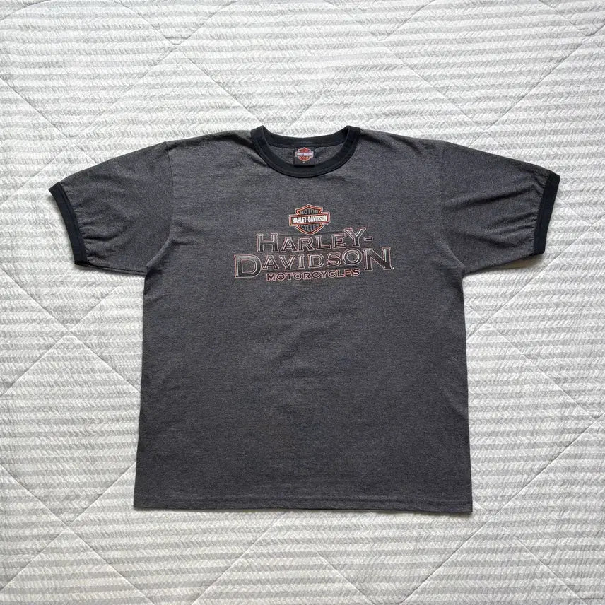 [BUNJANG] Vintage Harley-Davidson Ringer T-Shirt XL / 빈티지 할리데이비슨 링거 티셔츠