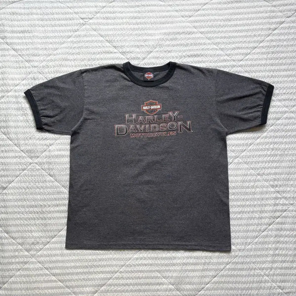 [BUNJANG] Vintage Harley-Davidson Ringer T-Shirt XL / 빈티지 할리데이비슨 링거 티셔츠