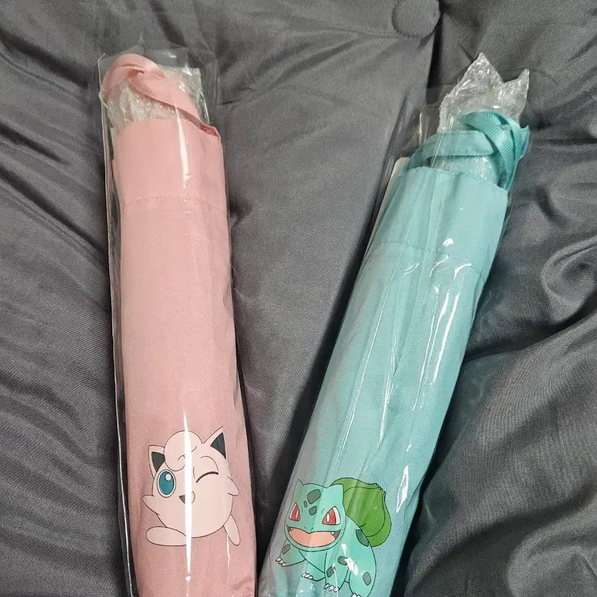 [BUNJANG] Pokemon Automatic Umbrella - Bulbasaur, Jigglypuff / [미사용] 포켓몬 자동 우산 이상해씨 푸린