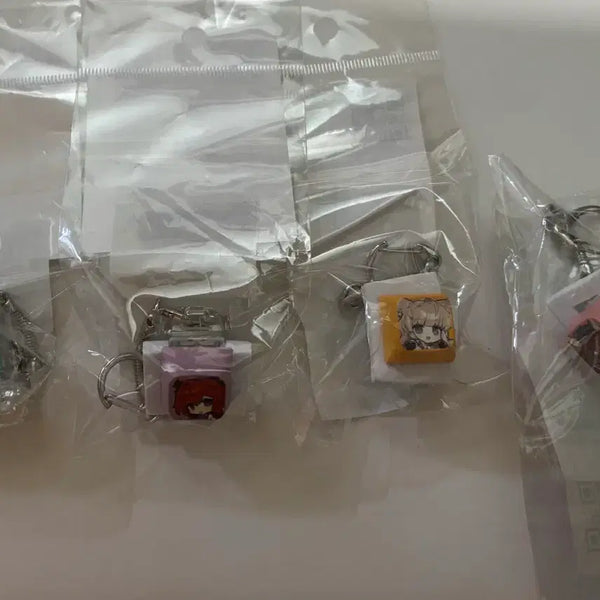[BUNJANG] Endfield Keycap Keyring 4-Set / 엔드필드 키캡 키링 4종 세트