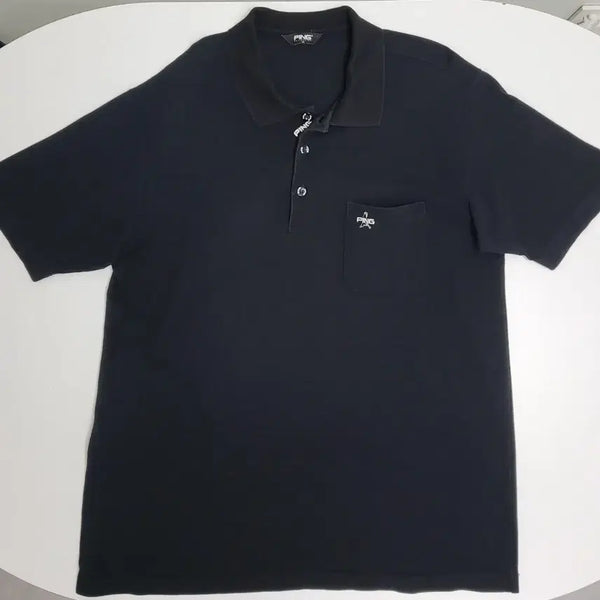 [BUNJANG] Pink Golf Polo Shirt / 핑  골프  카라티