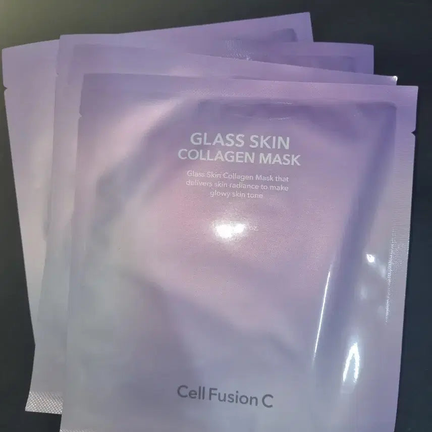 [BUNJANG] Cell Fusion C Glass Skin Collagen Mask 4 Sheets / 셀퓨전씨 글라스 스킨 콜라겐 마스크 4매