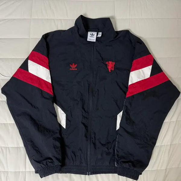 [BUNJANG] Adidas Manchester United Track Top Windbreaker S / 정품 아디다스 맨체스터 유나이티드 트랙탑 맨유 바람막이 S