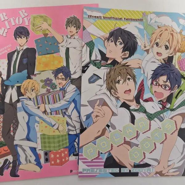 [BUNJANG] Various Authors Doujinshi 8 Volume Bundle / Free! 프리 동인지 회지 8권 일괄