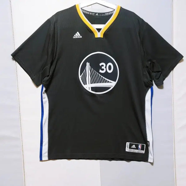 [BUNJANG] Adidas Golden State Warriors Stephen Curry Short Sleeve Jersey XXL / [XXL] 아디다스 워리어스 커리 반팔 유니폼1067