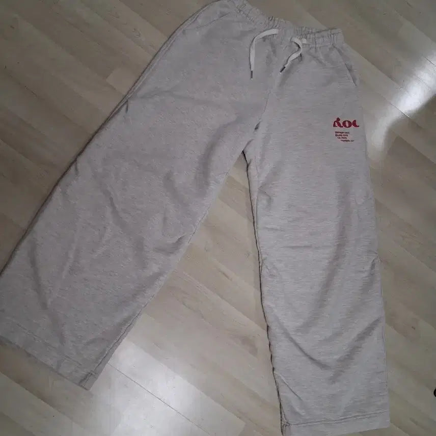 [BUNJANG] MMIC Melange Grey Wide Fit Training Pants / MMIC 엠엠아이씨 트레이닝팬츠 와이드