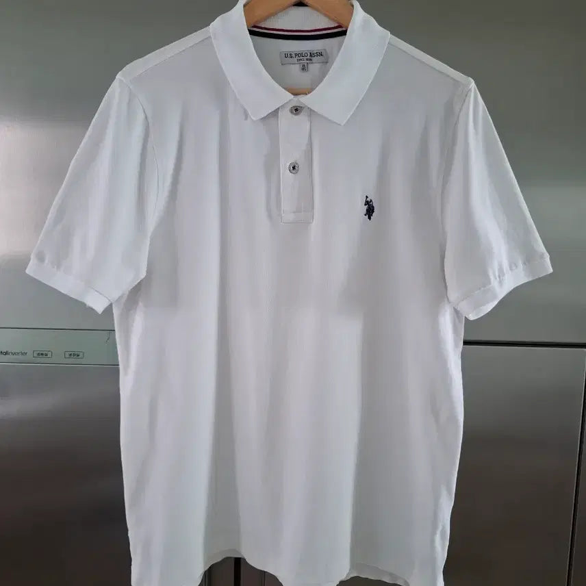 [BUNJANG] U.S. POLO ASSN. White Short Sleeve Polo Shirt / U.S. POLO ASSN. 반팔 카라티 화이트