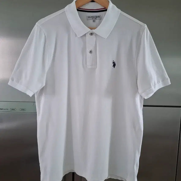 [BUNJANG] U.S. POLO ASSN. White Short Sleeve Polo Shirt / U.S. POLO ASSN. 반팔 카라티 화이트