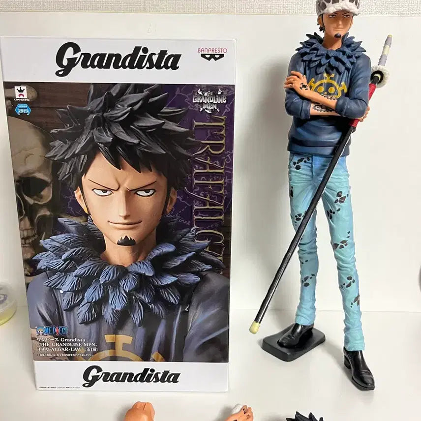[BUNJANG] One Piece Trafalgar Law Grandista Figure / 원피스 로우 그란디스타 초판 피규어
