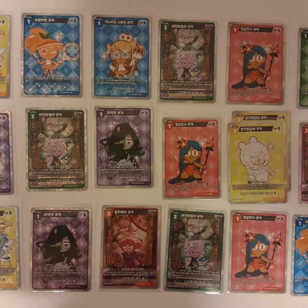 [BUNJANG] Cookie Run Kingdom 19 Types Bundle Set Cards / 쿠키런 킹덤 카드 침묵의 카타콤 19종 일괄