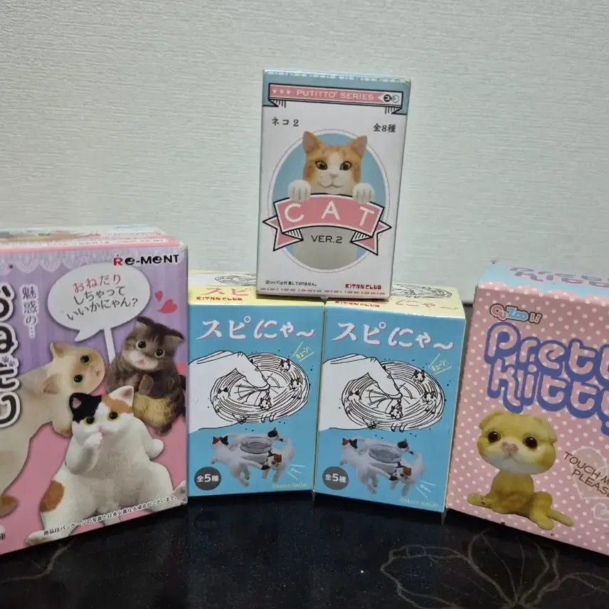 [BUNJANG] RE-MENT Puchi-to Cat Figure Collection (Set of 5) / 귀여운 고양이 피규어 5개