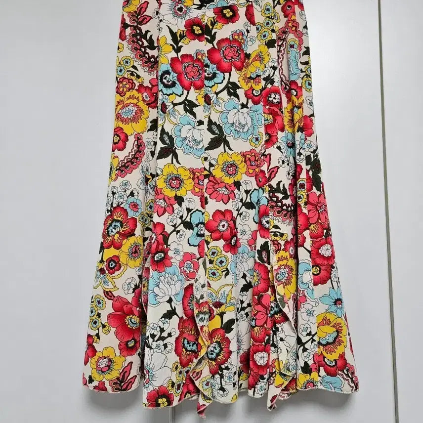 [BUNJANG] Ans mode Flower Pattern Skirt / (새상품) 안스모드(Ans mode) 플라워 패턴 스커트 (66)