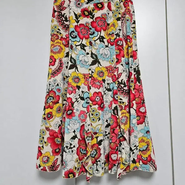 [BUNJANG] Ans mode Flower Pattern Skirt / (새상품) 안스모드(Ans mode) 플라워 패턴 스커트 (66)