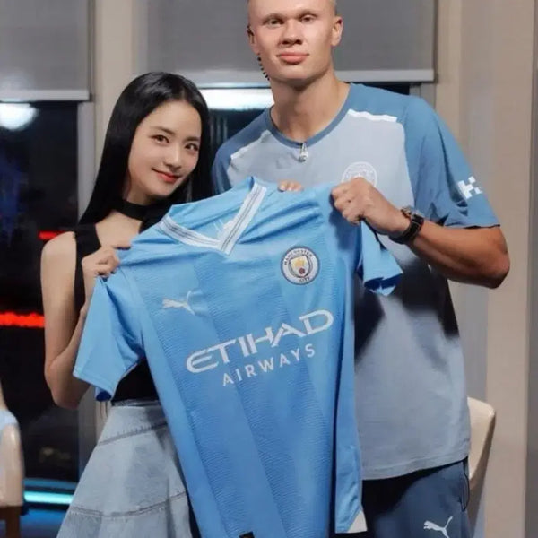 [BUNJANG] Manchester City Erling Haaland Jersey XL (Authentic) / 엘링홀란드 맨시티 유니폼 XL (정품)