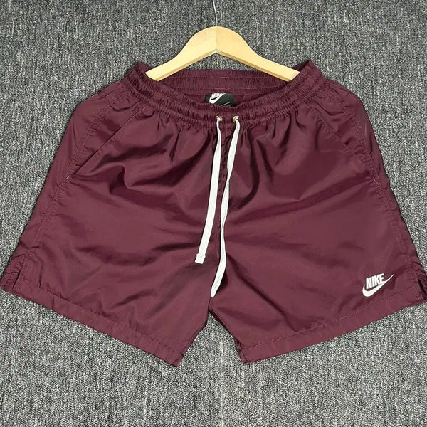 [BUNJANG] Nike Burgundy Woven Shorts (Size S) / 나이키 버건디 우븐 반바지 S