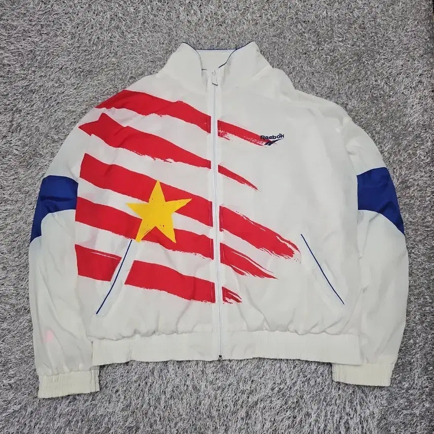[BUNJANG] Reebok 98' Chile World Cup Windbreaker Jacket / 리복 98's 칠레월드컵 바람막이