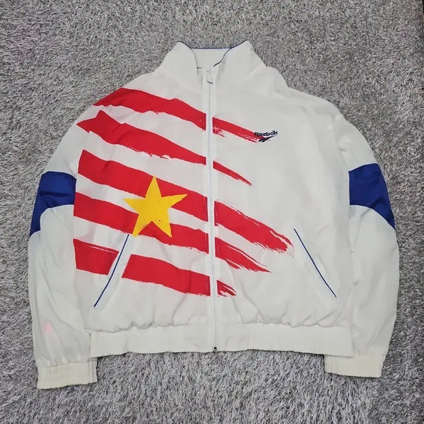 [BUNJANG] Reebok 98' Chile World Cup Windbreaker Jacket / 리복 98's 칠레월드컵 바람막이