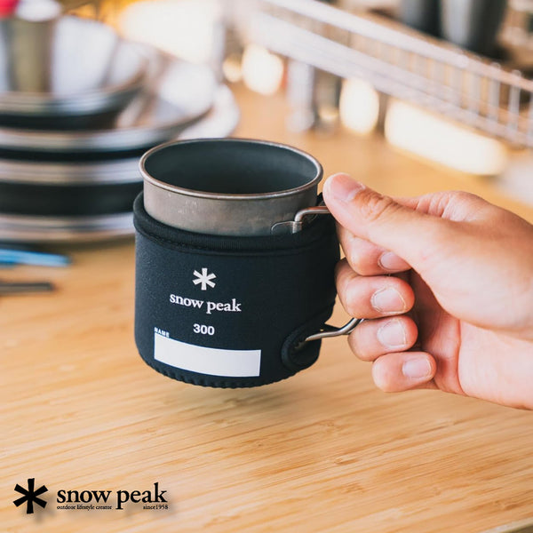 [BUNJANG] Snow Peak Titanium Single Mug 300 Cover (Black) / 스노우피크 티타늄 싱글 머그 300 커버