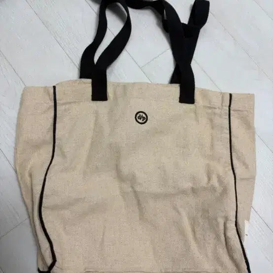 [BUNJANG] Depound Shoulder Bag Eco Bag Beige/Black / 드파운드 숄더백 에코백 베이지블랙