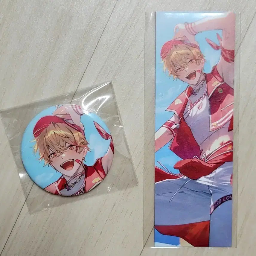 [BUNJANG] Sikoshiism Nino 2nd Anniversary Pin Button & Bookmark Bundle Set / 스코시즘 니노 2주년 기념 핀버튼&책갈피 일괄