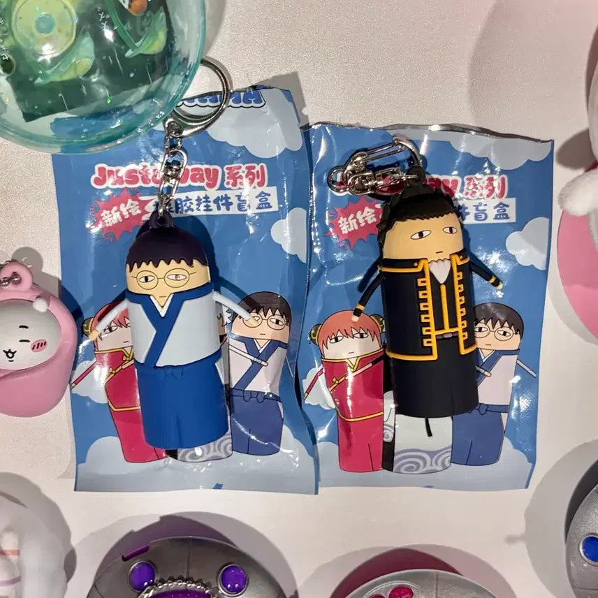 [BUNJANG] Gintama Justaway Kagura Kondou Keychain / 은혼 진지전 저스터웨이 저스트웨이 신파치, 콘도 키링 가방고리