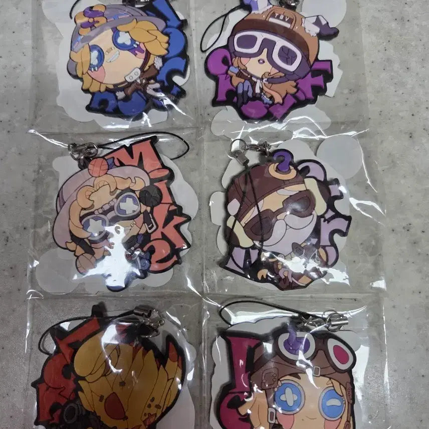 [BUNJANG] Identity V Abyss Series 4 Rubber Strap & Sticker Bundle / 제5인격 심연의 부름 4 심연 러버스트랩 스티커 6종 일괄