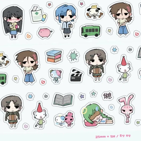 [BUNJANG] Everyday Life Kiss Cut Sticker Set / 주민 - 정말 그냥 일상 키스컷