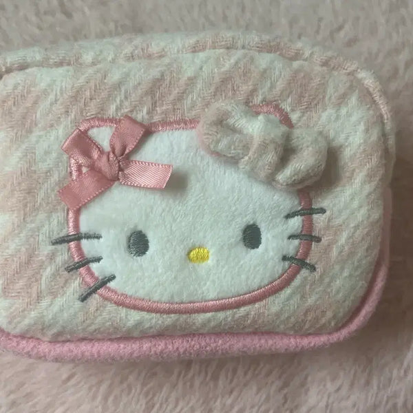 [BUNJANG] Kitty Hound Check Digital Camera Pouch / 키티 하운드 체크 디카 파우치 팔아여!