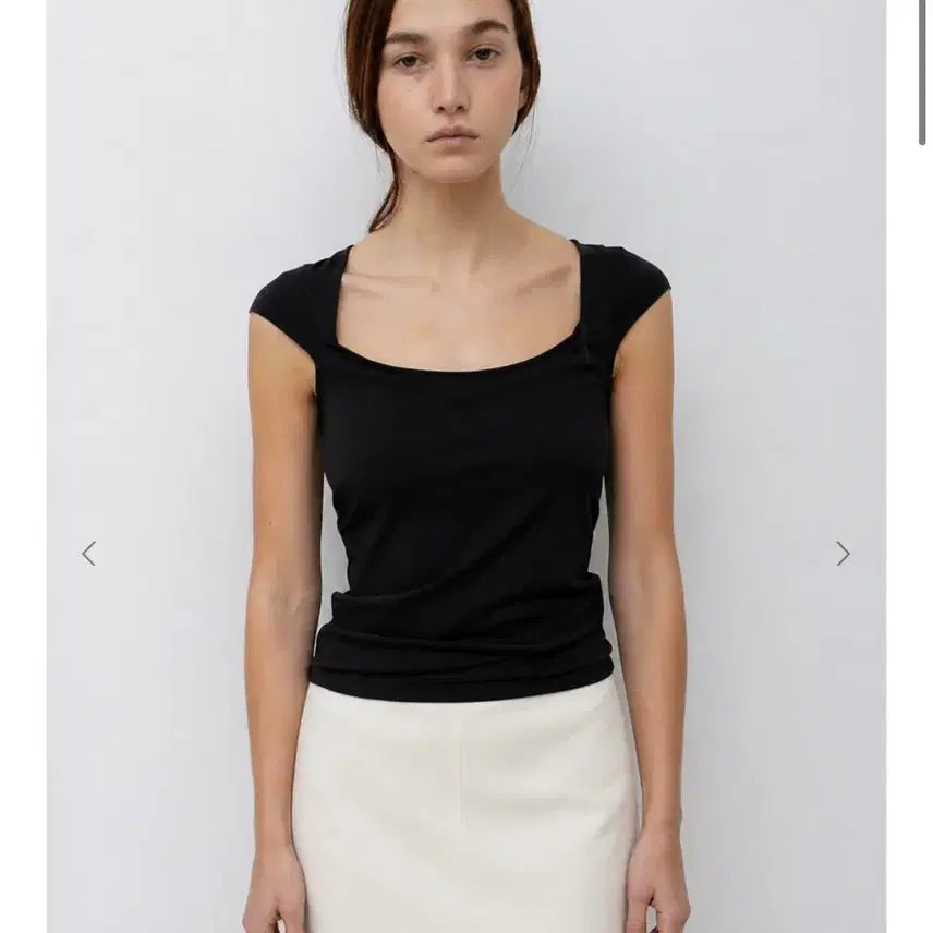 [BUNJANG] L'September Anne Jersey Top Black Size 36 / 르917 anne jersey top