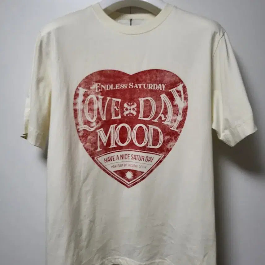 [BUNJANG] Setter Retro Graphic T-Shirt Cream / [세터 레트로 그래픽 반팔티 / 크림]