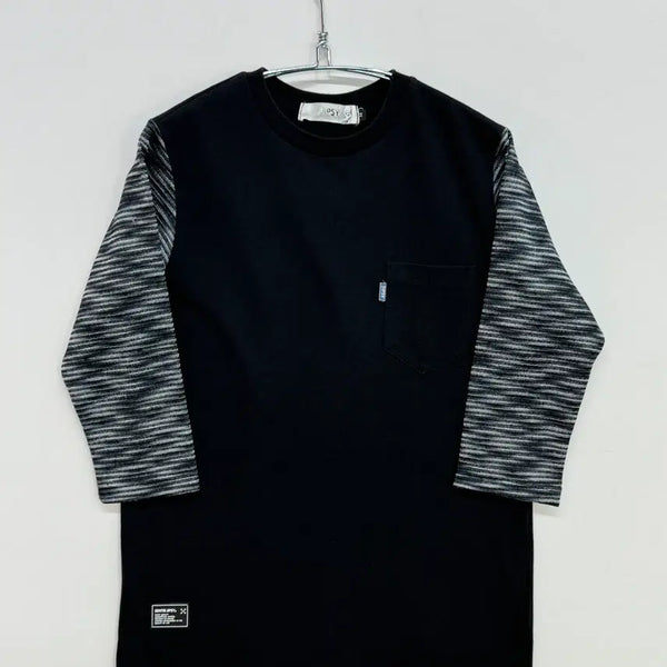 [BUNJANG] JIPSY 7-Sleeve T-Shirt Black / JIPSY 집시 7부 티 블랙