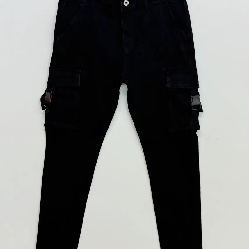 [BUNJANG] ZARA Black Skinny Cargo Pants / ZARA 스키니 카고 팬츠 블랙