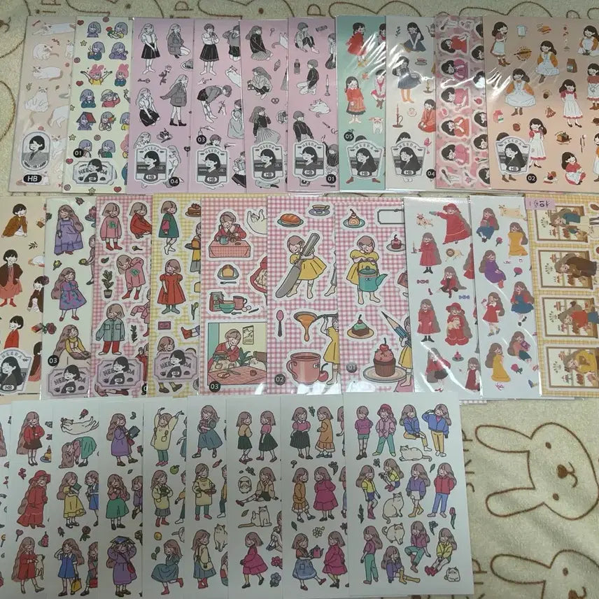 [BUNJANG] Heeda Seal Sticker and Ins Sticker Bundle / 희다님 씰스티커,인스 판매합니다
