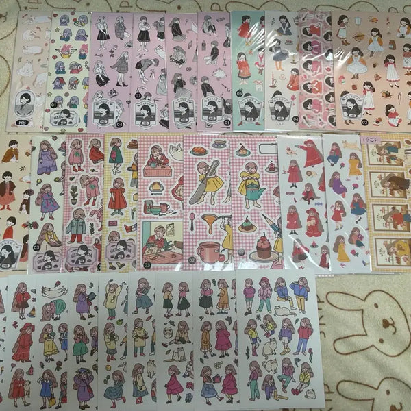 [BUNJANG] Heeda Seal Sticker and Ins Sticker Bundle / 희다님 씰스티커,인스 판매합니다