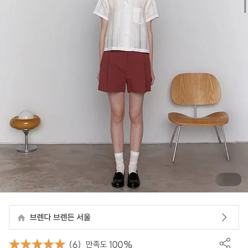 [BUNJANG] Brenda Brandon Seoul Cotton Pintuck Shorts / 브랜다 브랜든 서울 cotton pintuck shorts