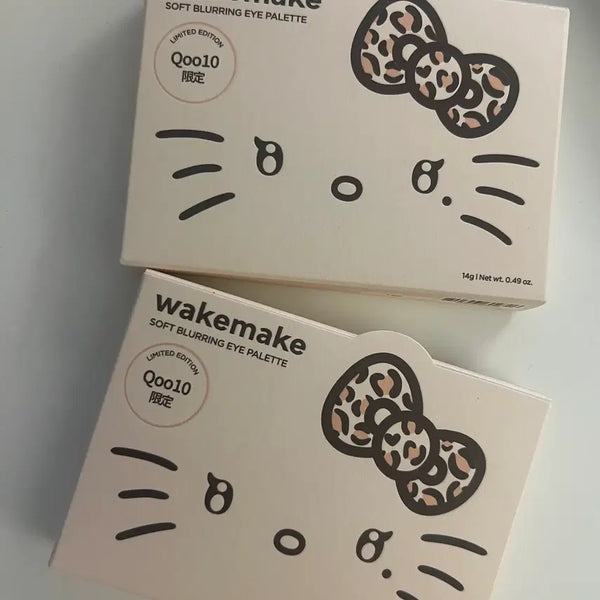 [BUNJANG] WAKEMAKE Hello Kitty Garu Kitty Candy Coral Blurring Eyeshadow Palette #08 (Limited Edition, Sealed) / 캔디코랄블러링 갸루키티 한정 웨이크메이크 8호 (미개봉)